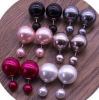 Pendientes de Doble Perla - Varios Colores